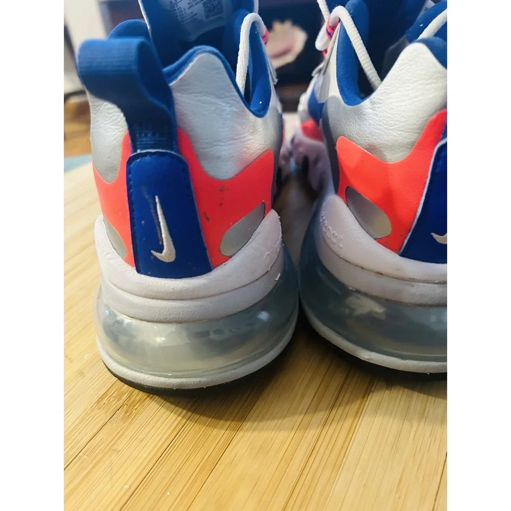 Nike Air Max 270 React 'Knicks' Sneakers CW3094-100 Women's 9.5
